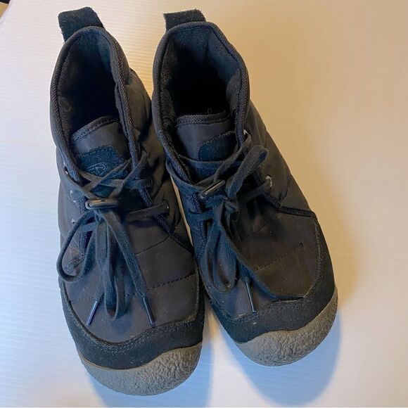 Keen Men's Howser Quilted Chukka Black lace up Boots 1021864 suede 40.5/ 8 - Picture 6 of 7